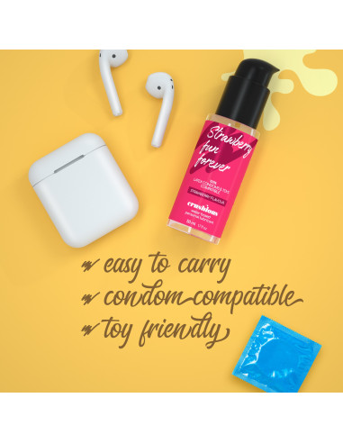 Lubrificante com sabor a Morango Crushious 50ml