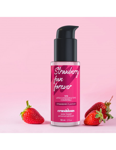 Lubrificante com sabor a Morango Crushious 50ml